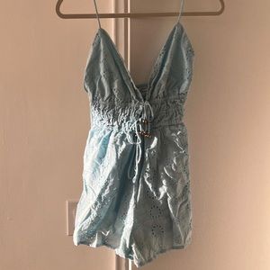 Blue romper
